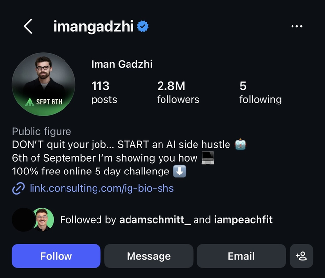 iman gadzhi instagram profile